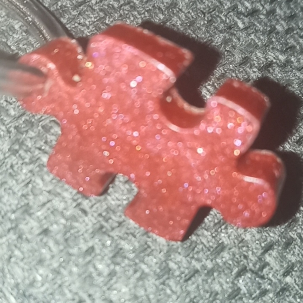 Puzzle piece keychain